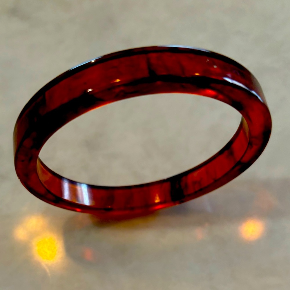 Vintage brown bangle bracelet.